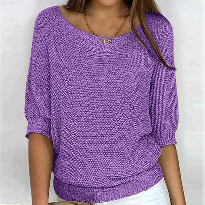 Roundelle | Three Quarter Sleeve Sweater