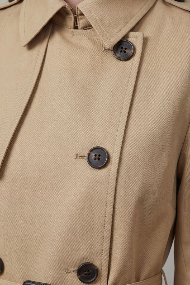 Sorellia – Classic cut – Double-breasted trench coat