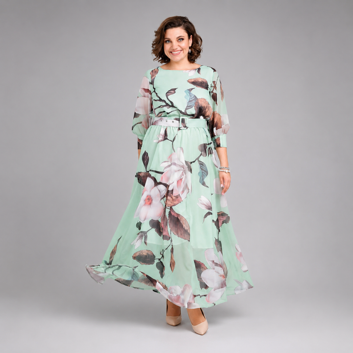 SCARLETT | Long Sleeve Floral Dress