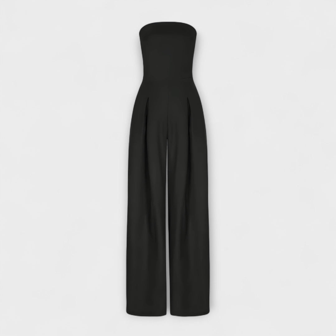 KIORA  | Elegant strapless jumpsuit