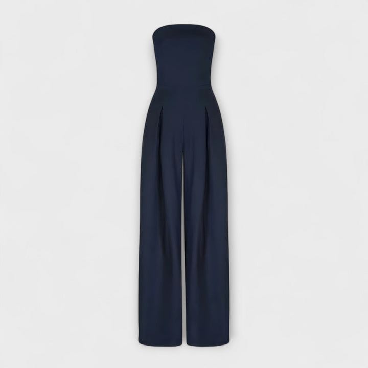 KIORA  | Elegant strapless jumpsuit