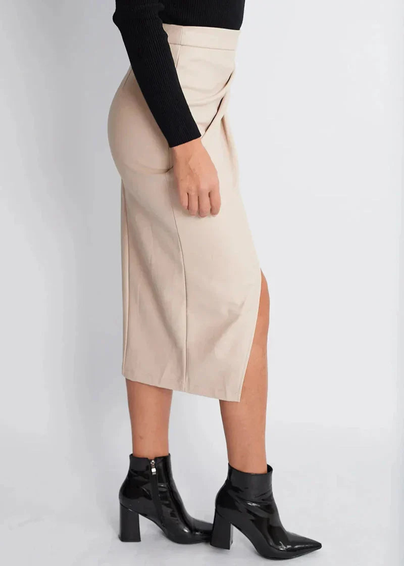 Ciara | Leather Skirt