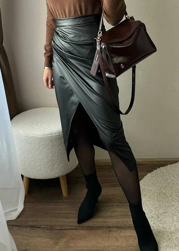 Ciara | Leather Skirt