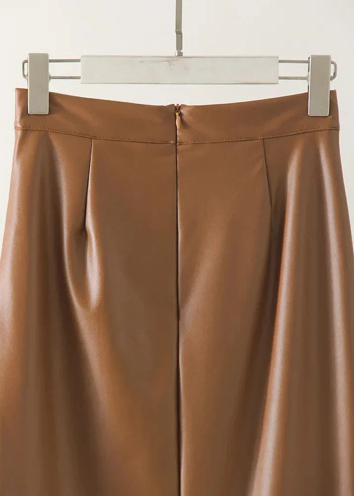 Ciara | Leather Skirt