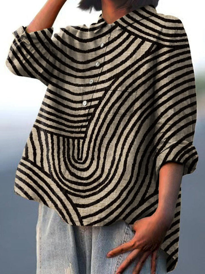LEA | Elegant Summer Linen Blouse