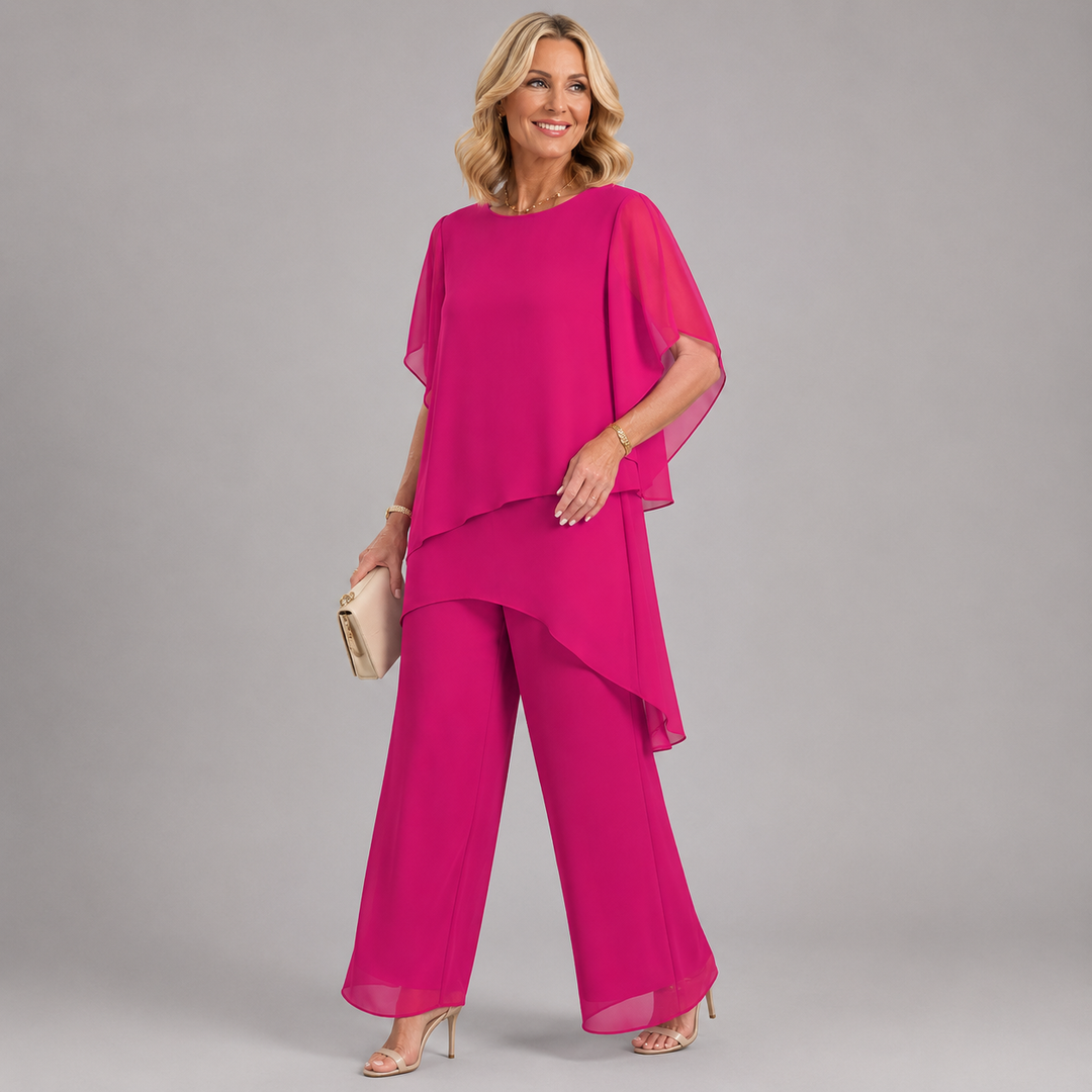 MAERYN | Elegant Chiffon Set