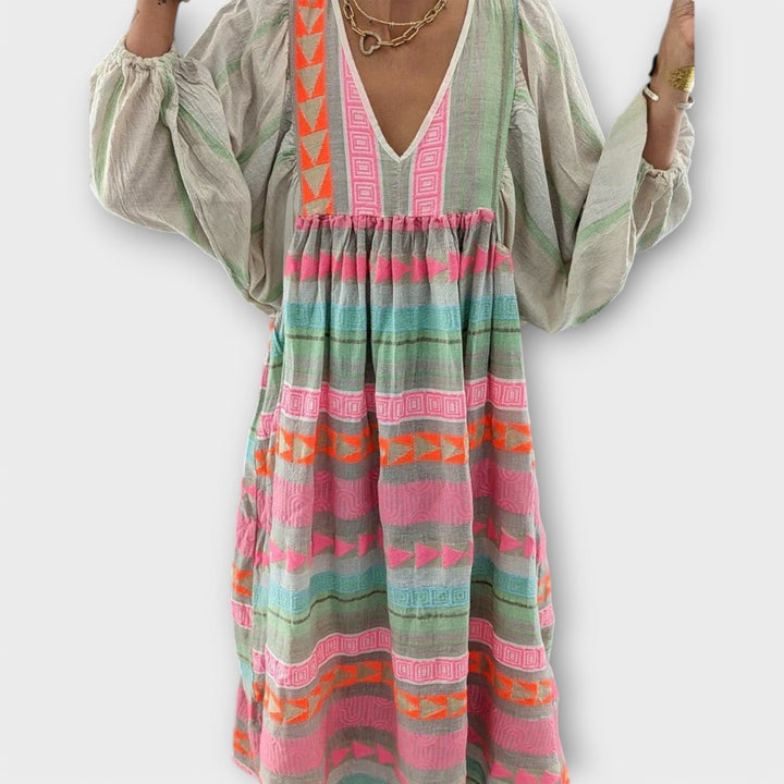 Diana™ | Colorful A-line Dress