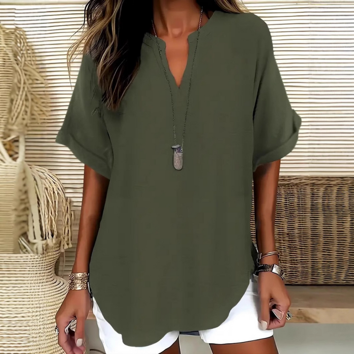 LAUREL | Airy V-Neck Blouse